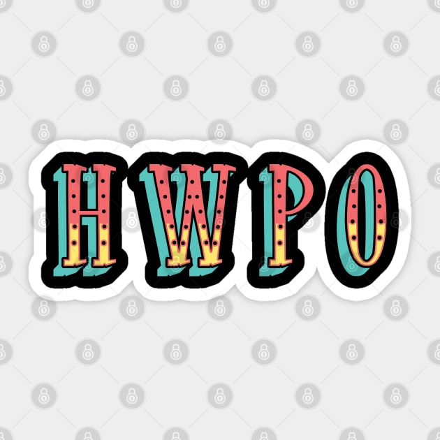 HWPO Sticker by Live Together